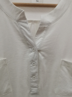 Блузка БЛ-131/фламли-молочный