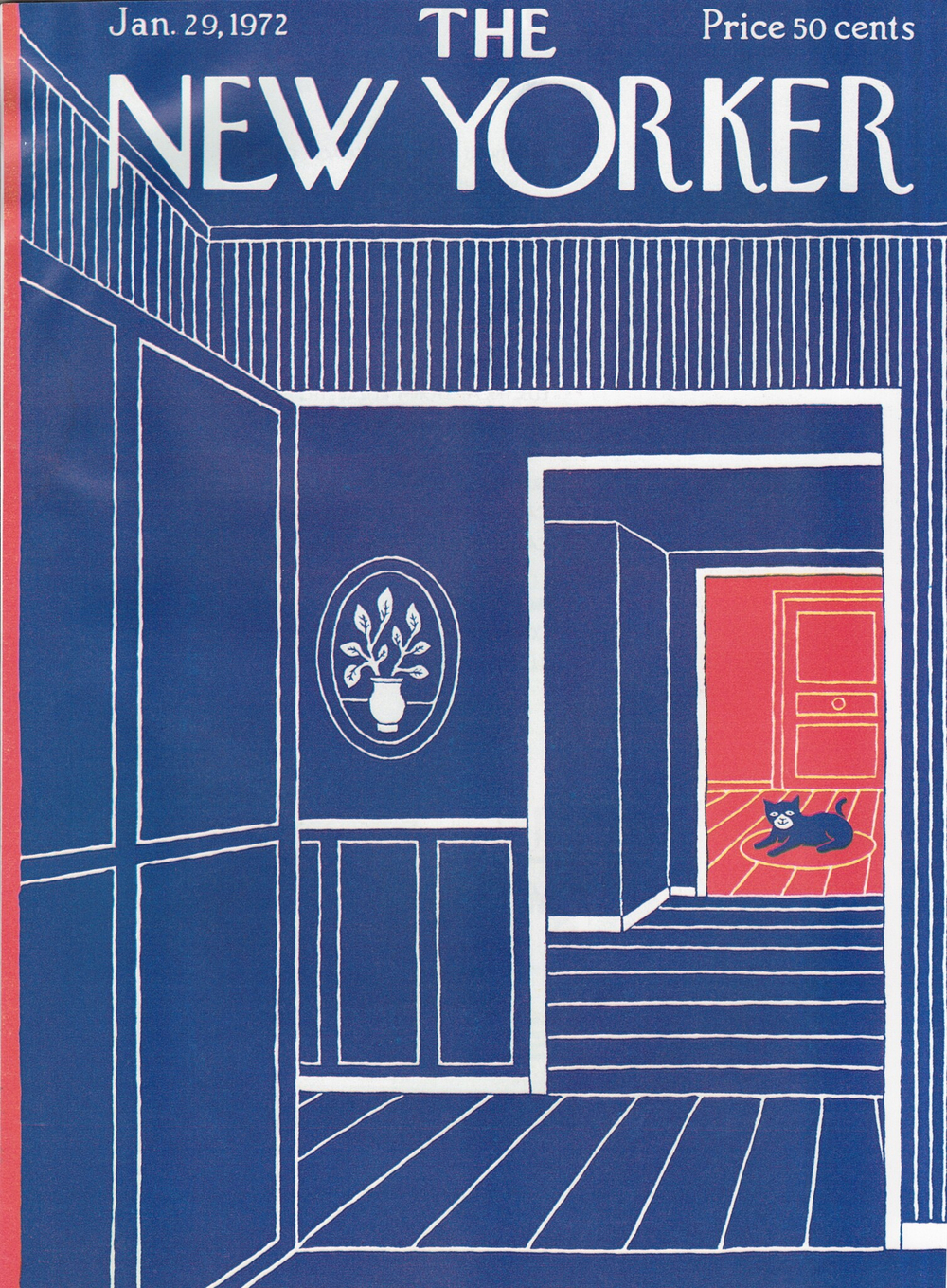 Постер журнала The New Yorker 29-01-1972