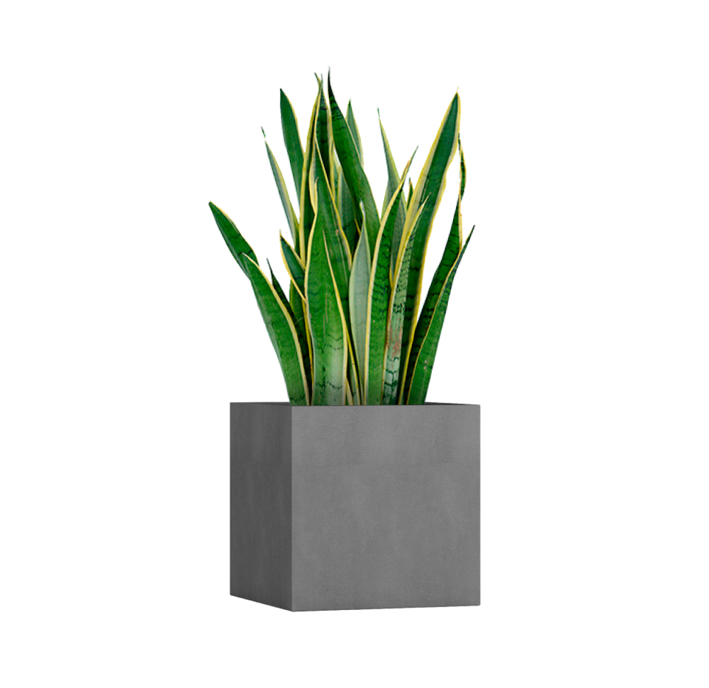 Кашпо, коллекция Classic, форма CUBE