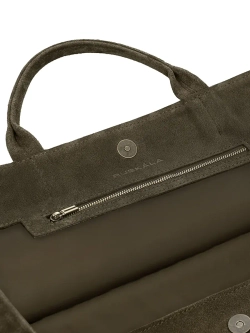 Тоут из замши Weekender bag «Khaki»