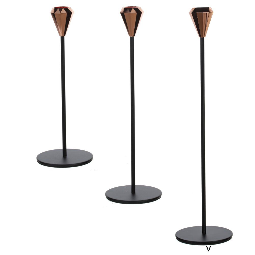 GAEM Подсвечник, L8 W8 H32 см