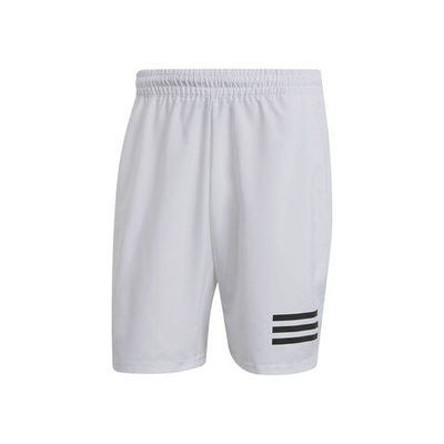 Мужские теннисные шорты adidas Club 3 Stripes Shorts Men - White, Black