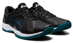 Мужские кроссовки теннисные Asics Solution Swift FF Clay - черный, зеленый