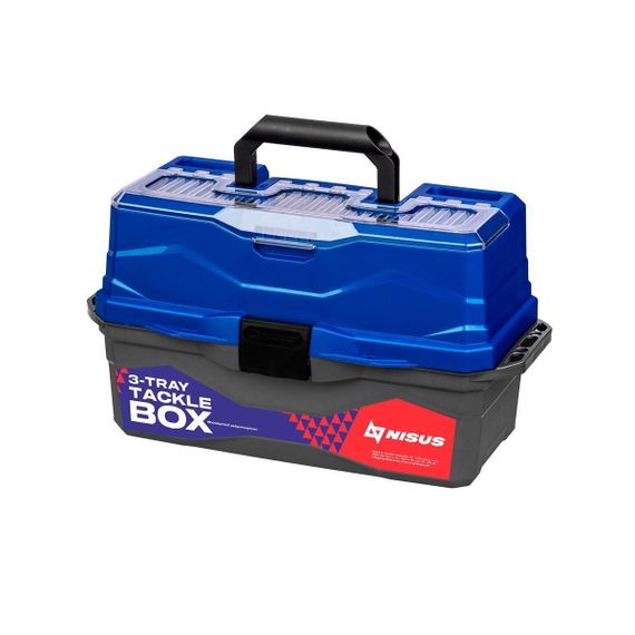 Ящик для снастей NISUS Tackle Box трехполочный синий (N-TB-3-B)