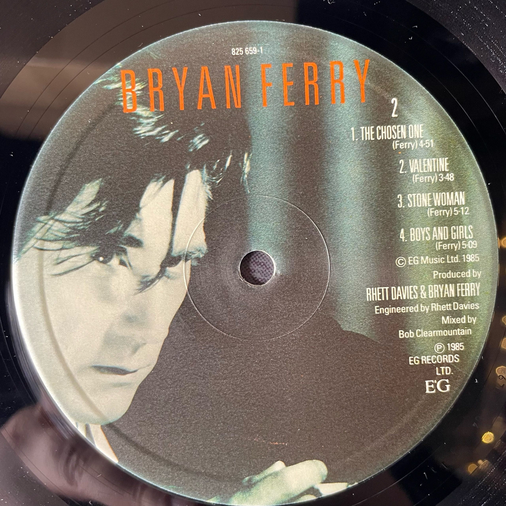 Винтажная виниловая пластинка LP Bryan Ferry Boys And Girls (Нидерланды 1985)