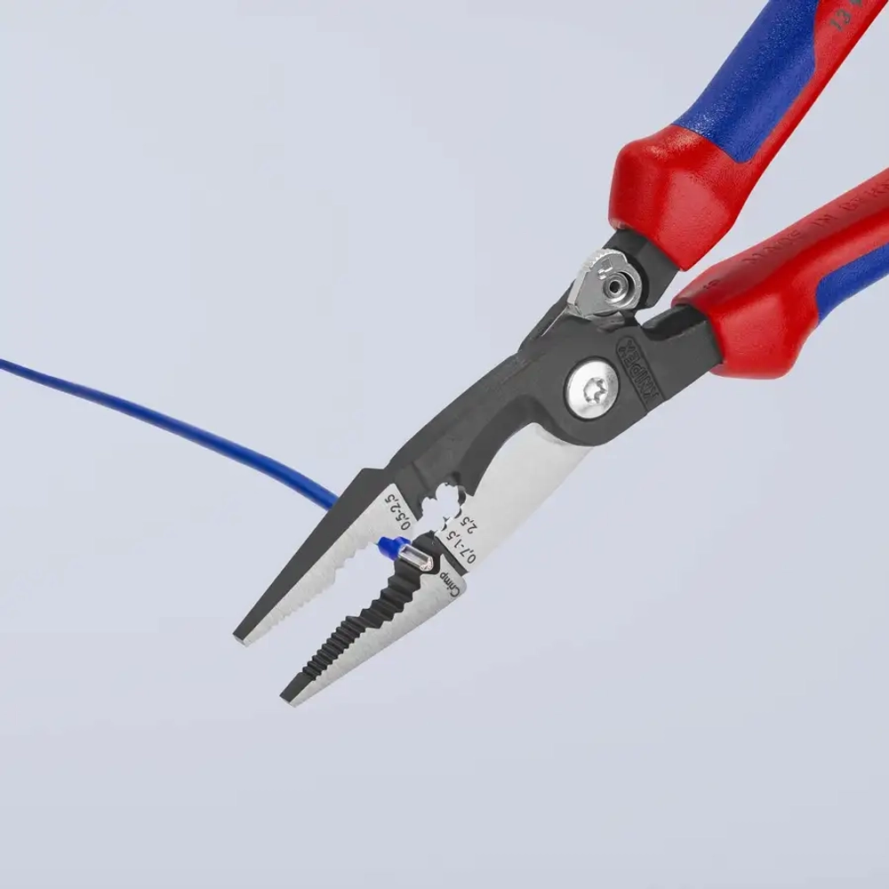 Электромонтажные клещи черненые 200 мм Knipex 13 92 200