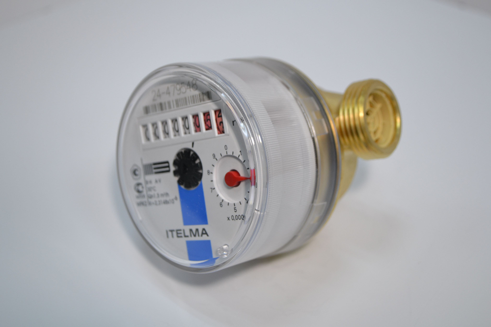 Счетчик холодной воды ITELMA (Ду15мм, L80мм, Qном1,5 м3/ч)