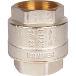 ROMMER Обратный клапан 1 1/2" пружинный муфтовый с металлическим седлом