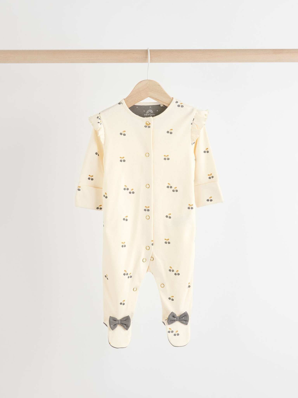 Комбинезон / Cлип для малышей Next N77-688, 3 шт., Серый, Кремовый