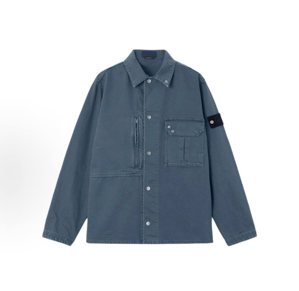 Куртка Stone Island Light Bull Denim Indigo TC