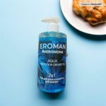 Мужской гель для душа Биоритм Aqua, шампунь, феромоны, 430мл