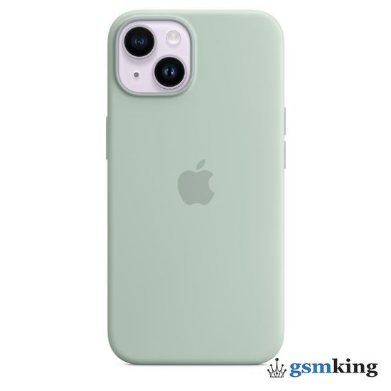 Apple Silicone Case with MagSafe iPhone 14 Succulent (Зелёный) MPT13ZM/A