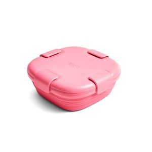 Контейнер складной силиконовый Stojo Box Junior Peony, 24 oz / 700 мл