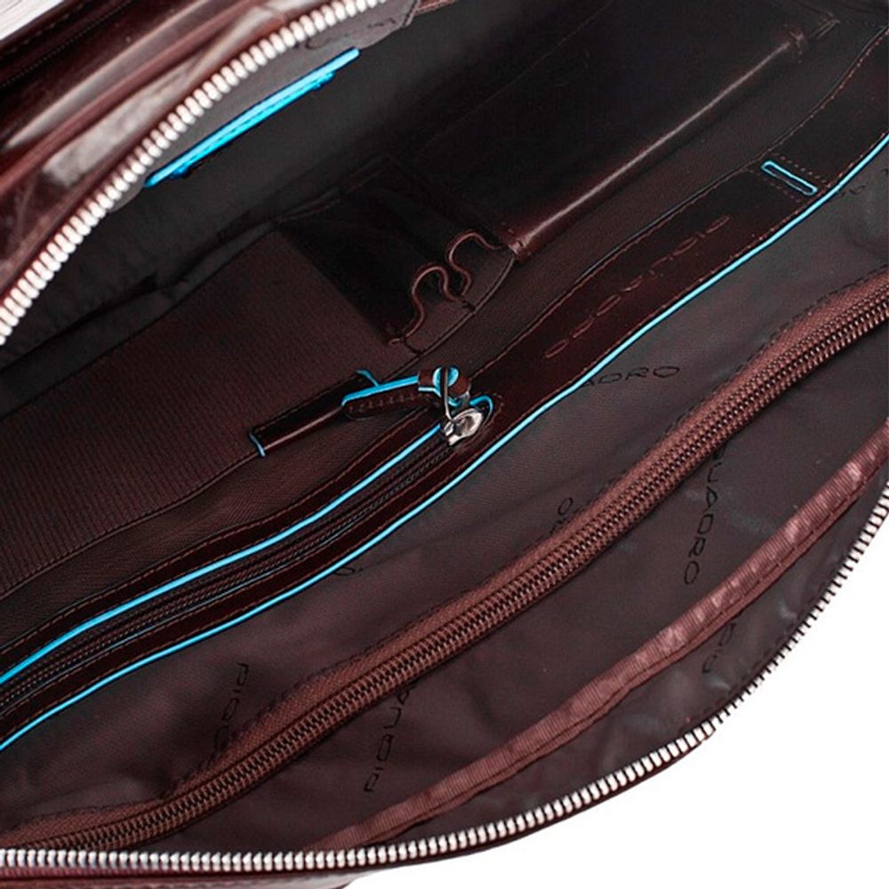 Сумка мужская Piquadro Blue Square коричневая телячья кожа (CA2849B2/MO) 5