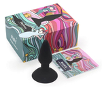 Чёрная вибровтулка Equinox с присоской (Цвет: черный)