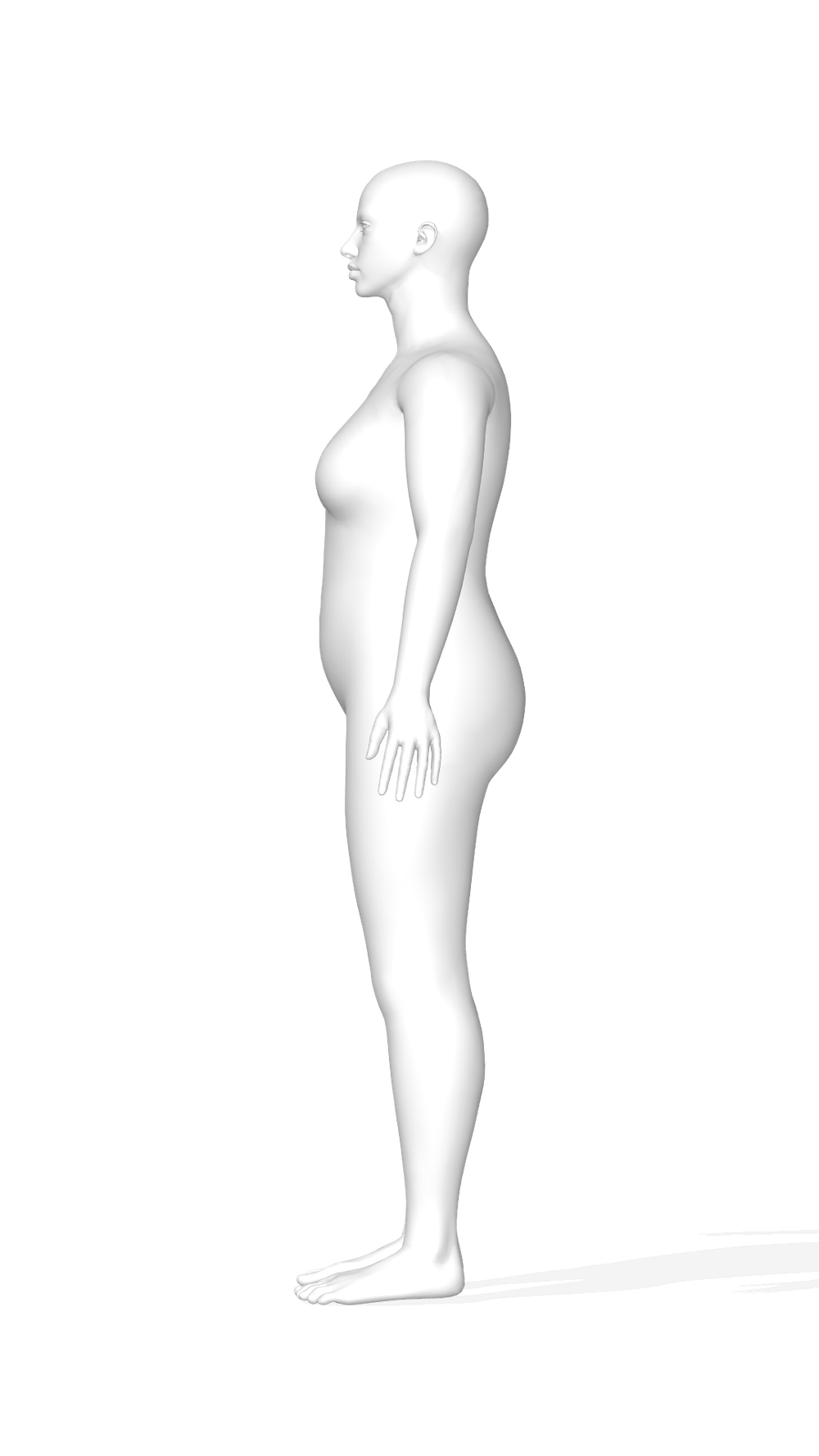 3D аватар манекена Моника