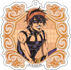 Акриловый брелок "ДжоДжо / JoJo - Золотой ветер"