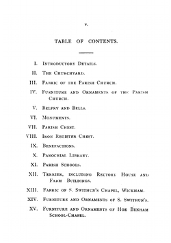 Terrier and Inventory of Church Possessions in the Parish of Welford, Berks | Henrietta M. Batson