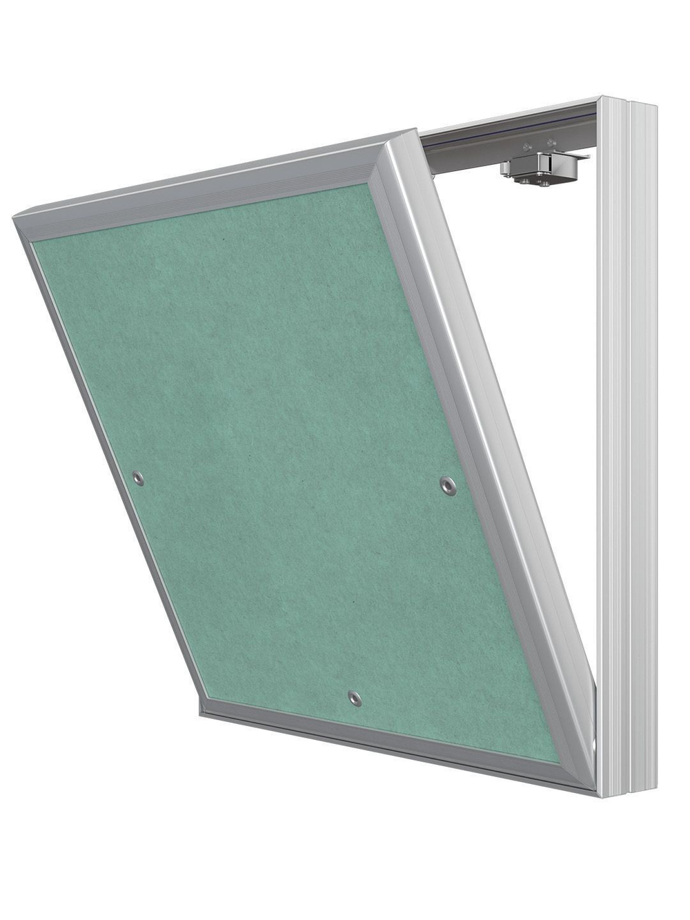 Люк ревизионный D Ceramo Base 300х300 скрыт.монтаж съемный алюминий EVECS