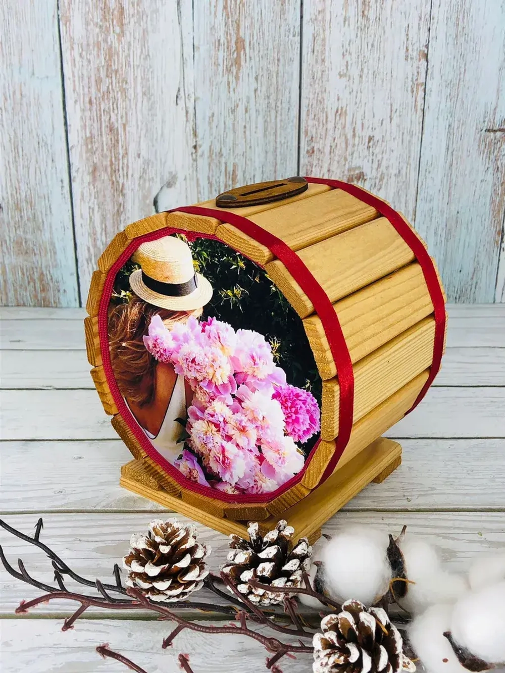 Копилка-бочка "Пусть мечты сбываются 1"