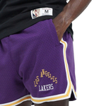 Баскетбольные шорты Mitchell&Ness NBA Logo Over Game Day Los Angeles Lakers Purple Shorts
