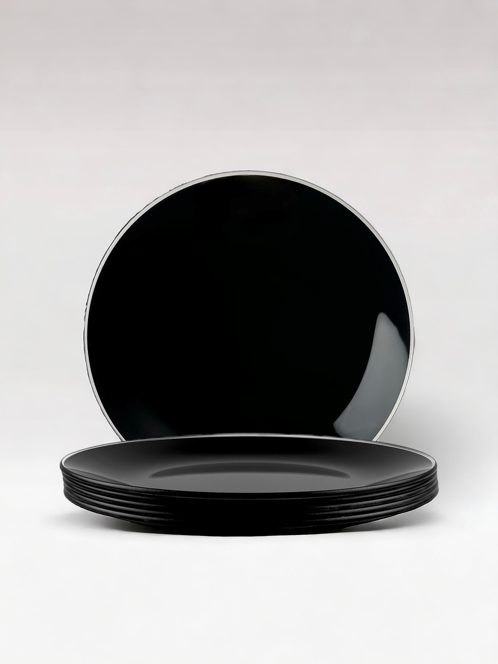 Тарелка молированная "BlacK" Ф210, круглая