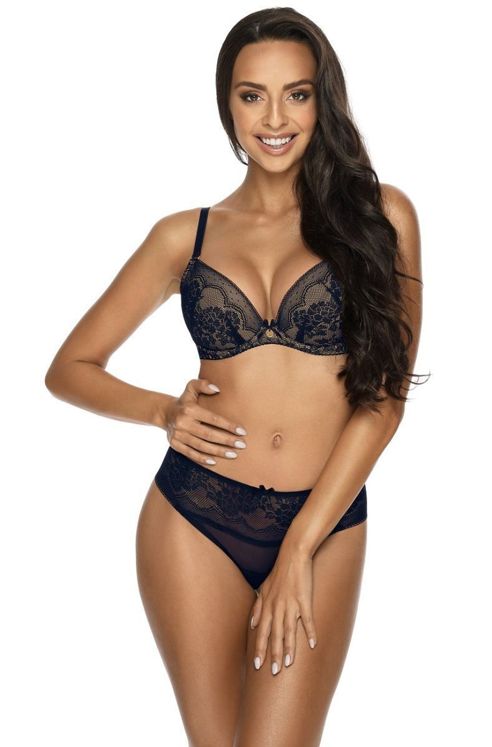 Бюстгальтер Medison с плотной чашкой (Размер: 70B) (Цвет: черный)