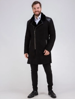 Дубленка мужская натуральная длинная Турция