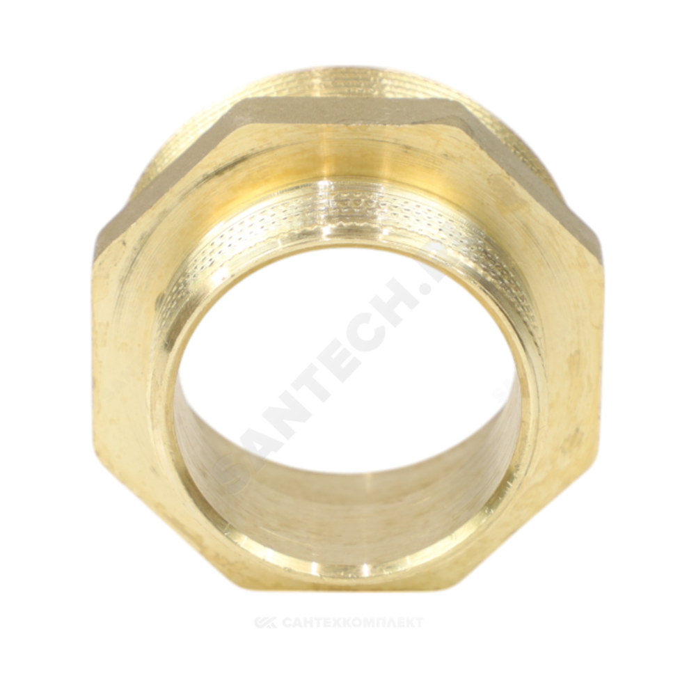 Ниппель латунь переходной Ду 40х32 (1 1/2"х1 1/4") НР LD LD.65.503.40х32