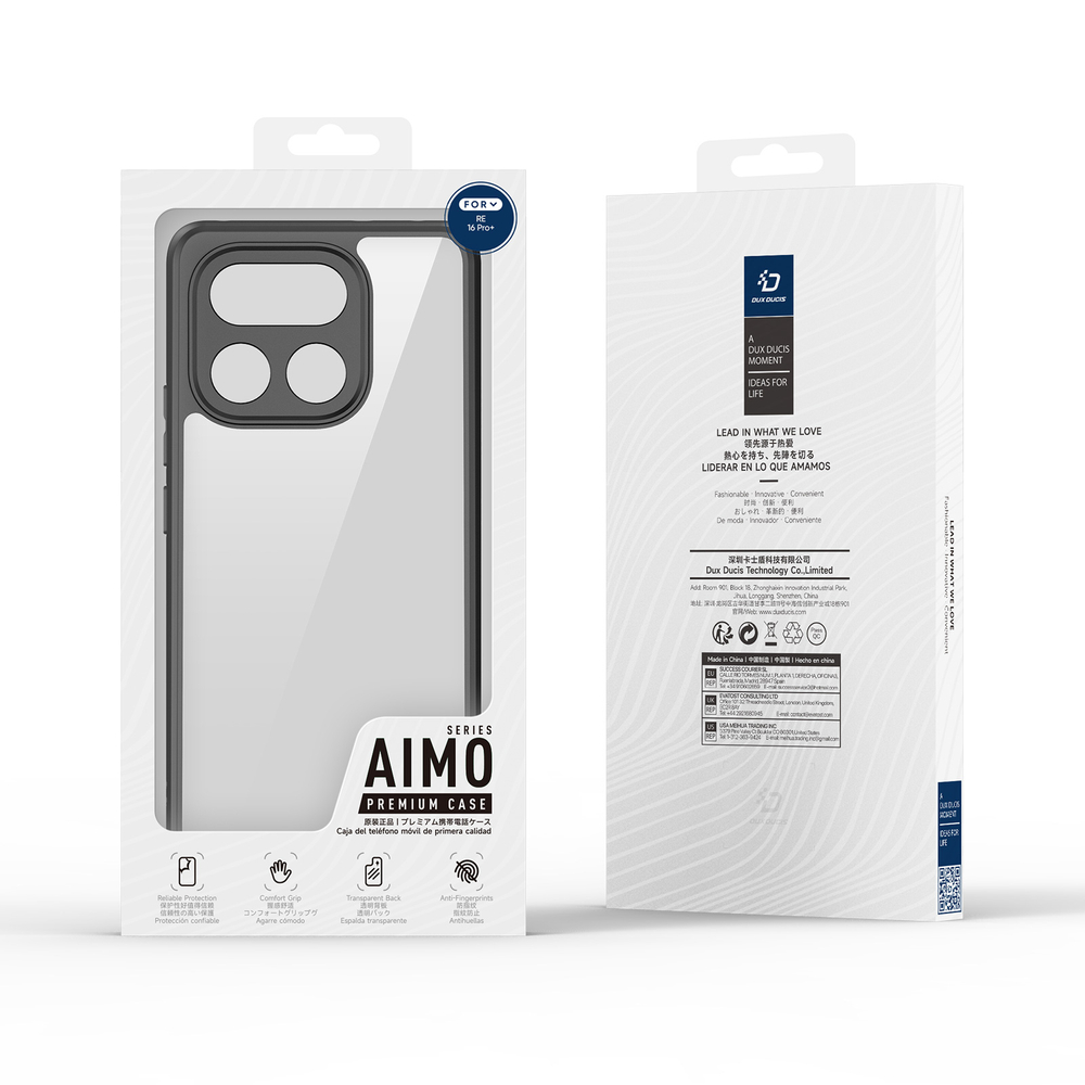 Защитный чехол для Realme16 Pro Plus, серия Aimo Series от Dux Ducis