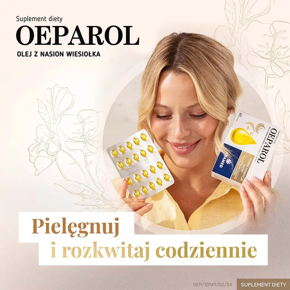 Oeparol - капсулы примулы вечерней, 60 шт.