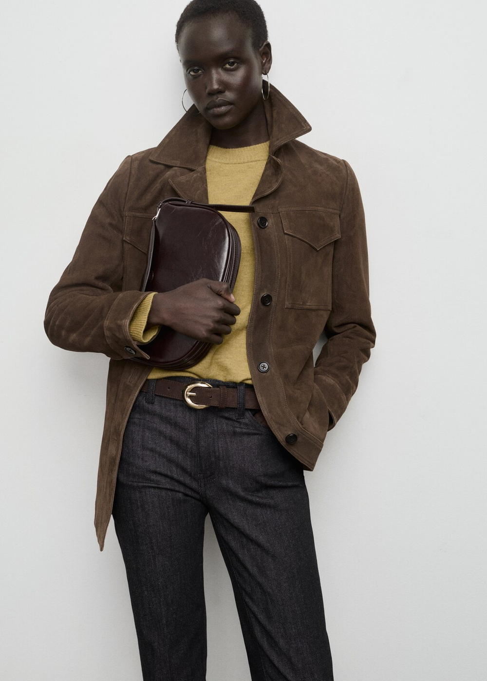 Джинсы flare средней посадки