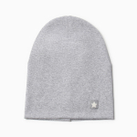 Шапка для мальчика, цвет серый меланж, размер 50-54