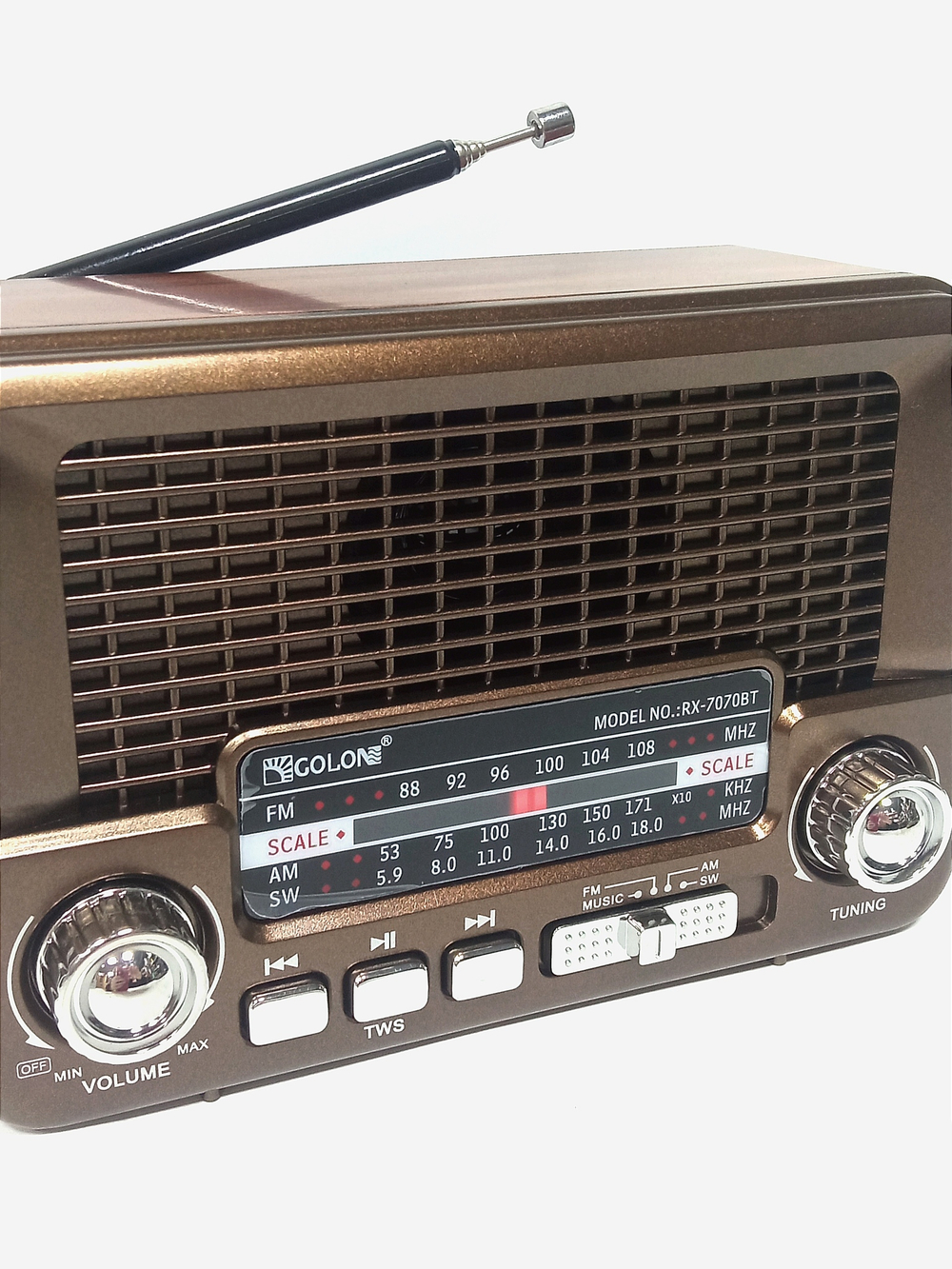 Радиоприемник с MP3 плеером и Bluetooth Golon RX7070BT