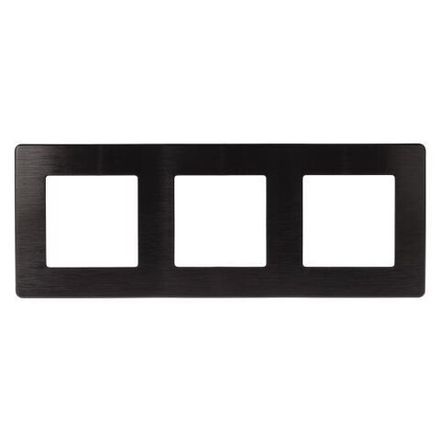Рамка 3-м 12-5103-06 сатин черн. Эра Б0052524