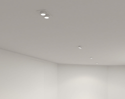 DK3122-WH Встраиваемый светильник, IP20, до 15 Вт, LED, GU5,3, белый, пластик