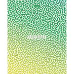 Тетрадь А5, 40 л., HATBER, скоба, клетка, глянцевая ламинация, "Радужные переливы", 40Т5лВ1