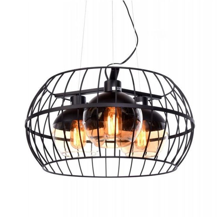 Подвесная люстра Lumina Deco Optis LDP 11765-3 BK