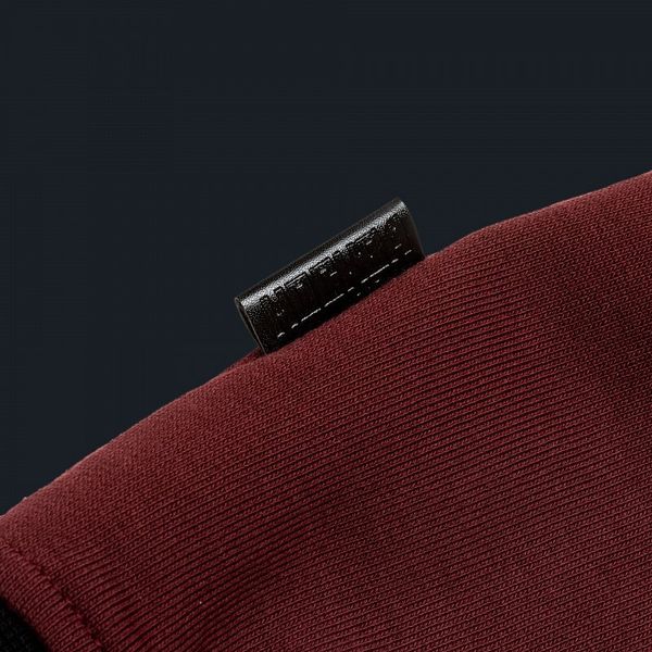 Худи «Wave Logo» Black Series ED2 Dark Ruby Бордовый - фото 7