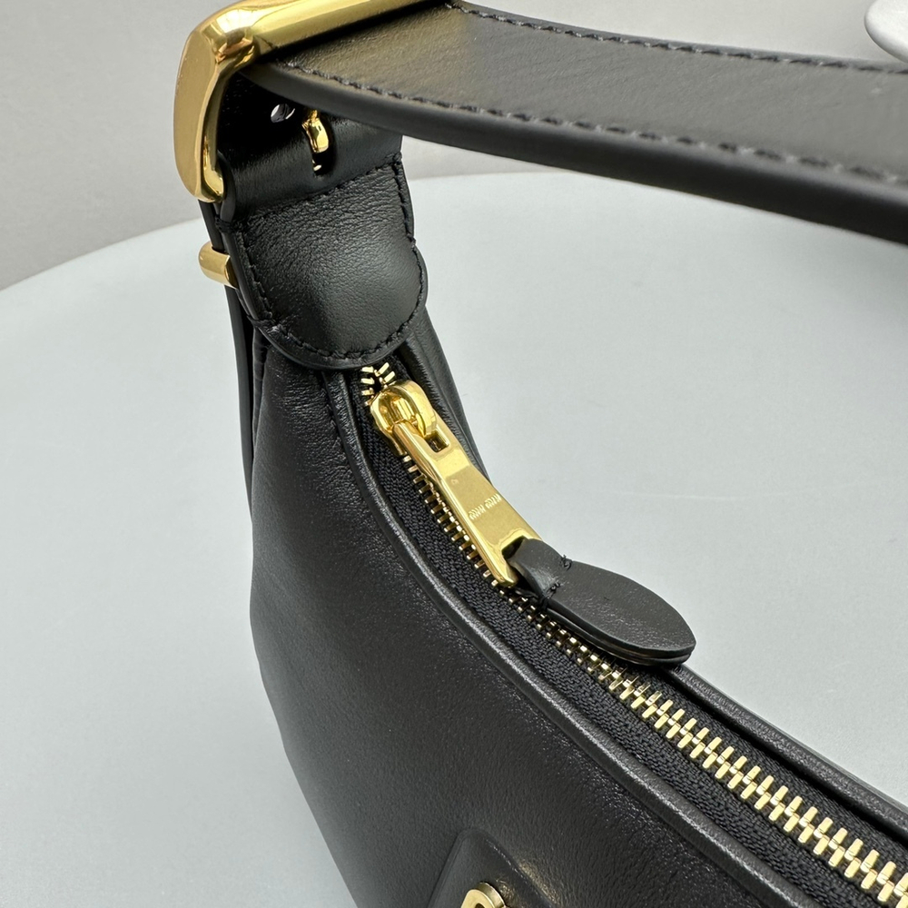 Leather Hobo Bag 17 cm