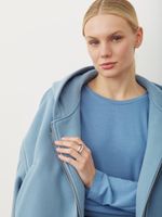 БОМБЕР-ОЛИМПИЙКА ВИНТАЖНЫЙ СИНИЙ