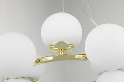 Подвесная люстра LUMINA DECO Fino TP 2002-12 GD