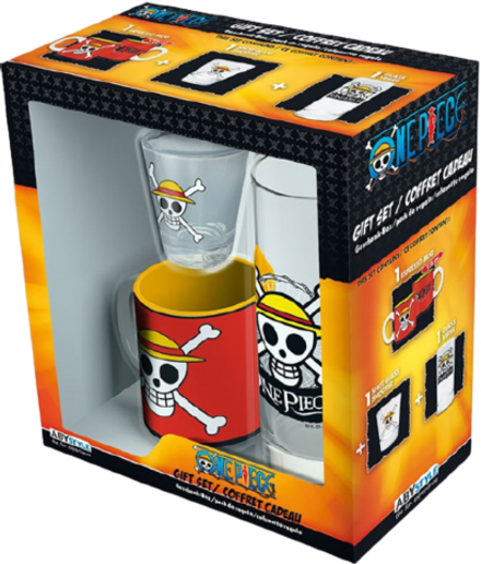Подарочный набор One Piece: Бокал + Рюмка + Кружка