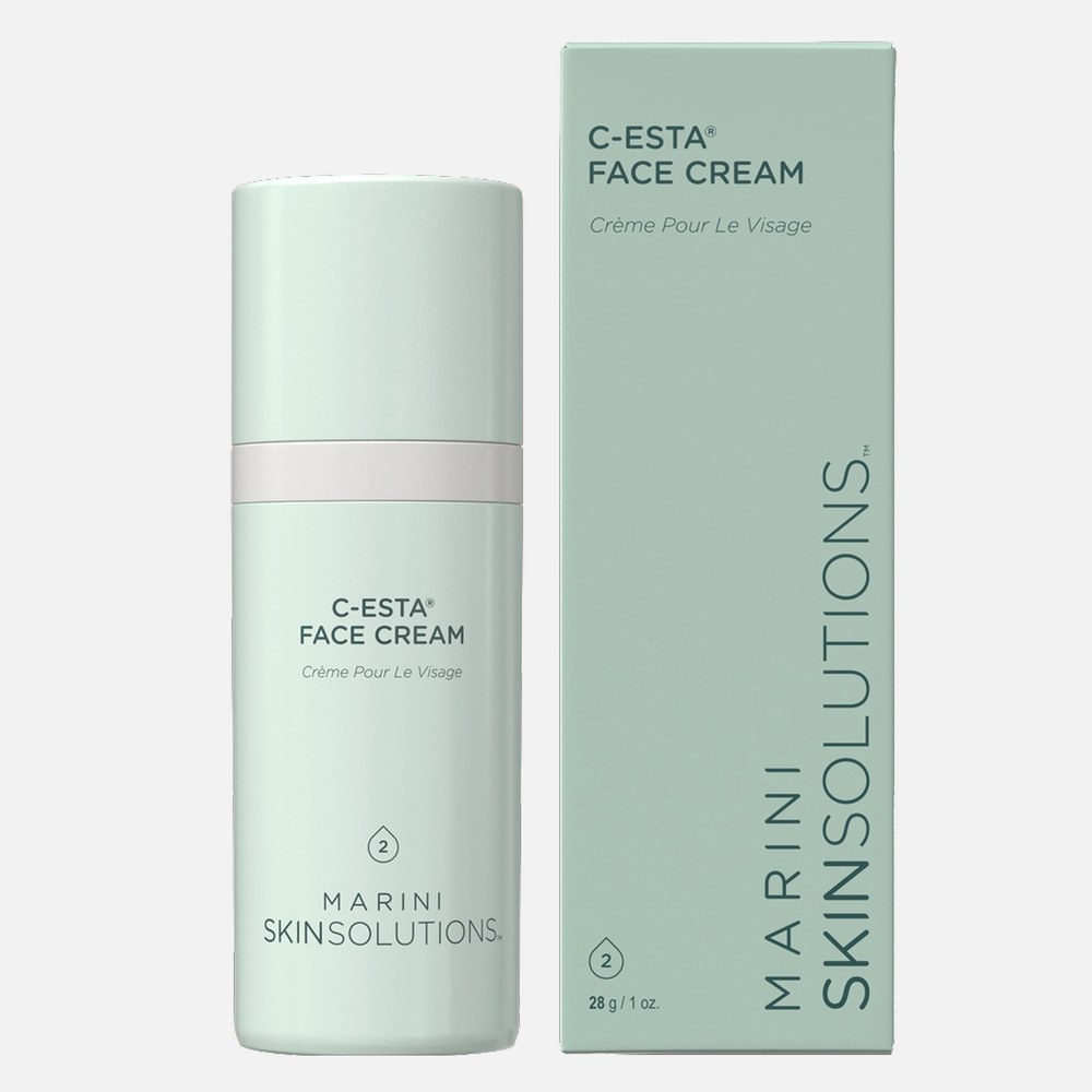 MARINI SKINSOLUTIONS C-Esta Face Cream Ремоделирующий крем с витамином C и DMAE для сухой кожи, 28 гр