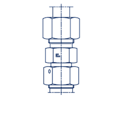Соединение PNF DS20 30х2 (корпус) не редукционное