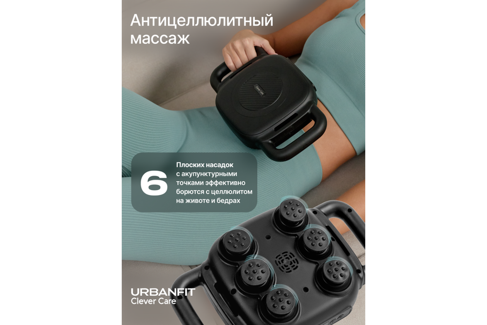 Мультиголовый перкуссионный массажер CleverCare Galaxy 6 heads