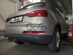 Фаркоп оцинкованный Galia V069C для Volkswagen Tiguan 2007-2016, 2016-, Audi Q3 2011-2018(паспорт и сертификат в комплекте)(без электрики)