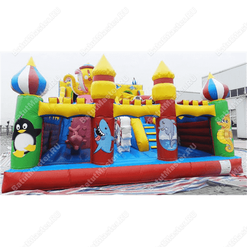 Коммерческий надувной батут "Морская иллюзия"