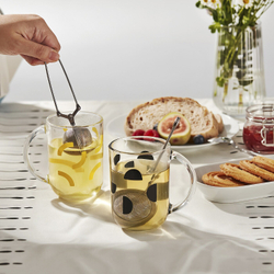 IKEA SKEDSTÖR  (ИКЕА СКЕДСТÖР)  -  Кружка, разные цвета, желтый/черный, 30 мл
