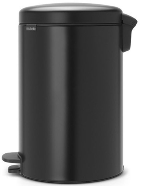 Ведро для мусора Brabantia NewIcon 20л черное матовое
